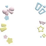 Kawaii pastel rainbow confetti decora face filter