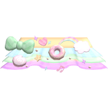 Kawaii Pastel Rainbow Decora Unicorn Skirt