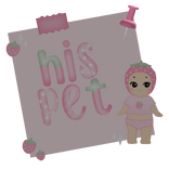 𐔌ˇ・kawaii pet sticky note  ♡