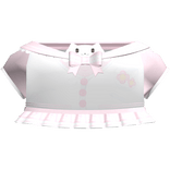 kawaii pink and white ruffle kitty top
