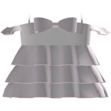 kawaii pink & white ruffled dress 