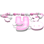 ♡ kawaii pink angel themed Y initial