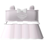 ♡ kawaii pink baby bunny frill top