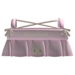 ♡‿ kawaii pink bunni criss cross top w/ bows