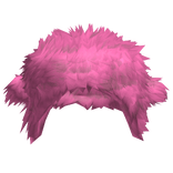 kawaii pink cute fluffy chunky fur ushanka