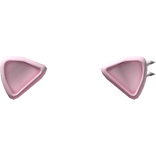 ୨⋮୧ kawaii pink kitty ears with silver spikes
