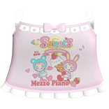 ୨୧ : kawaii pink mezzo sweets baby frill tank