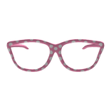 kawaii pink polka dot glasses