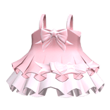Kawaii Pink Ruffle Bow Dress 3.0
