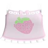 ୨୧ : kawaii pink strawberry rock baby frill tank