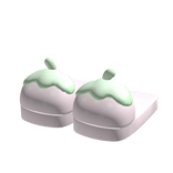 ♡ : kawaii pink strawberry slippers