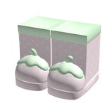 ♡ : kawaii pink strawberry slippers + knee socks