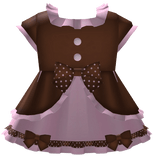 ୨♡୧ kawaii pretty pink-brown princess doll dress 