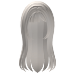 ♡ ꒰ kawaii pretty white long hair ꒱