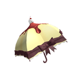 Kawaii pudding puppy flan parasol umbrella dessert