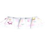 kawaii rainbow pink star sailor skirt