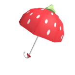 ꒰🍓 ﹕kawaii red mothergarden strawberry parasol