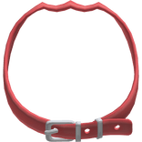 ♡ : kawaii red puppy collar in mouth