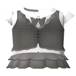 𐙚 ꒰ kawaii ruffle school girl uniform ash brown