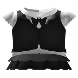 𐙚 ꒰ kawaii ruffle school girl uniform mixed black