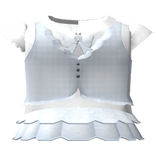 𐙚 ꒰ kawaii ruffle school girl uniform pastel blue