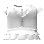 𐙚 ꒰ kawaii ruffle school girl uniform white