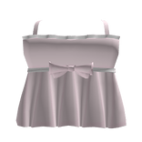 Kawaii ruffled dress with straps in pink