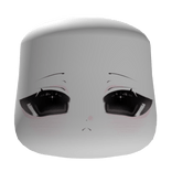 kawaii sad chibi blush face