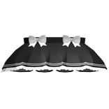 kawaii sailor skirt in black