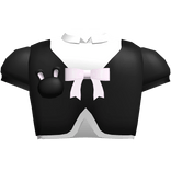 Kawaii Schoolgirl Bunny Shirt in Black