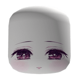 kawaii shy chibi face mask