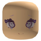 ♡ kawaii shy purple eyes cute anime light skin