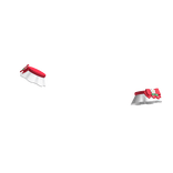 ୨୧: kawaii strawberry cafe maid cuffs red