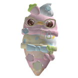 ♡ kawaii summer chick ice cream (pink)