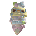 ♡ kawaii summer chick ice cream (yellow)