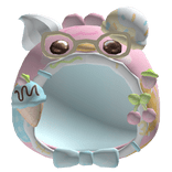 ♡ kawaii summer ice cream chick hood (pink)