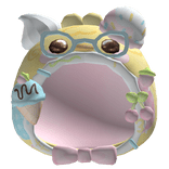 ♡ kawaii summer ice cream chick hood (yellow)