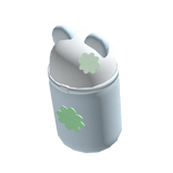 ꒰🍀﹕kawaii sweet clover bear sippy cup in blue