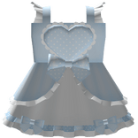 ୨♡୧ kawaii sweet heart baby blue princess dress 
