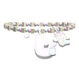 ♡ kawaii T initial necklace 