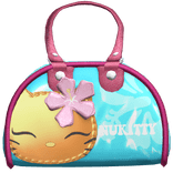 Kawaii Tan Kitty Igari Mori Kei Summer Purse Gyaru