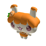 kawaii tangerine fluffy cake fairy plushie ♡