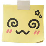 Kawaii Taped Sticky Note