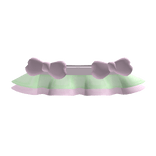🍀🐹kawaii tweencore  clover hamster ruffled skirt