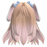 ♡ Kawaii Two Toned Anime Bunny Hair 