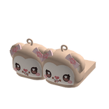 Kawaii Valentines Monkey Slippers