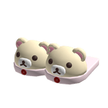 ♡: kawaii vanilla kuma bear slippers