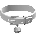 ♡ : kawaii white belt bell choker collar 1.0
