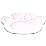 ♡ : kawaii white kitty paw rug