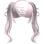 Kawaii Wrapped Pink Ribbon Hair